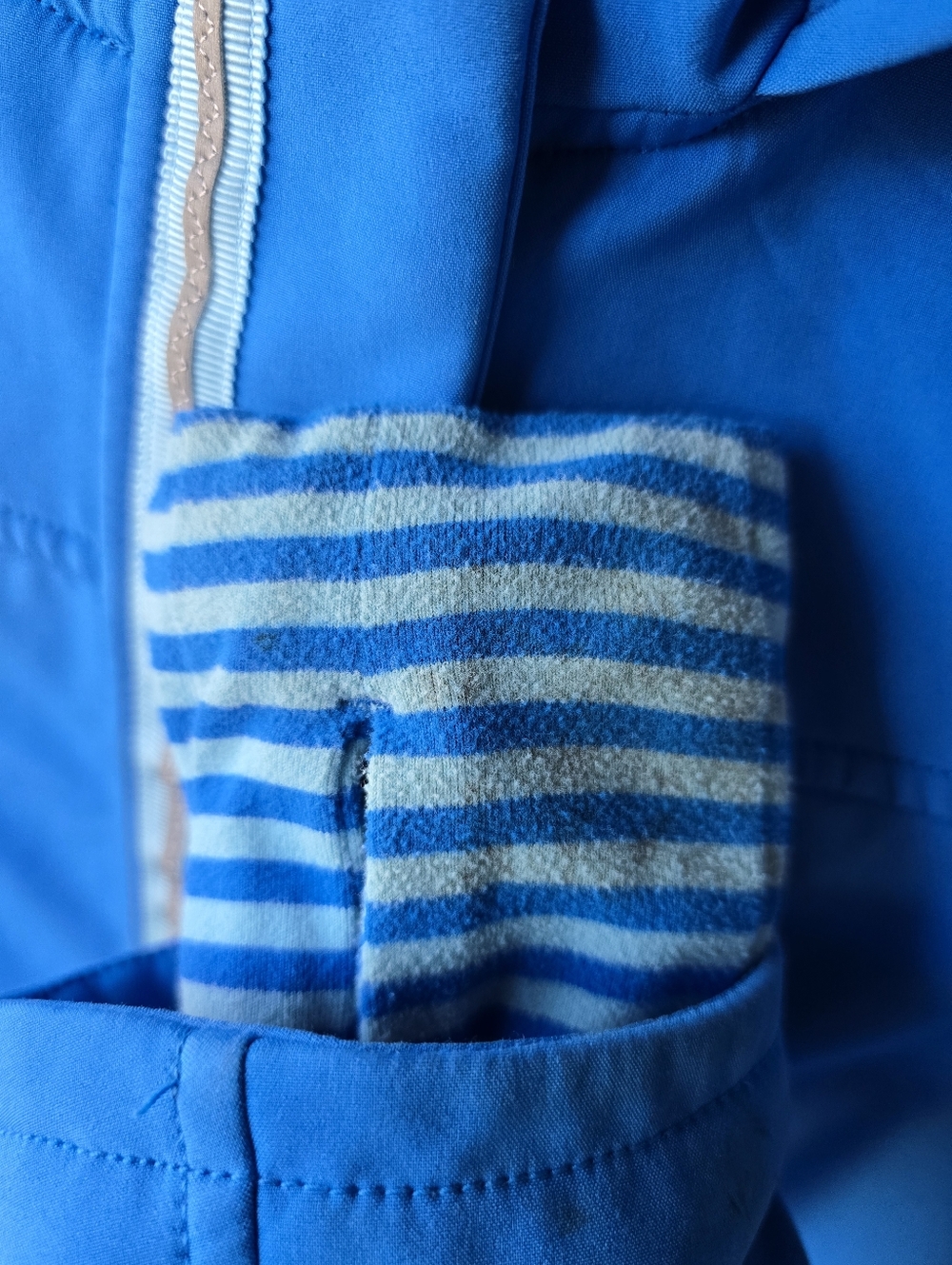 Ivivva Blue Zip Up Hooded Softshell Jacket Spring Youth Size 10 - Picture 6 of 11